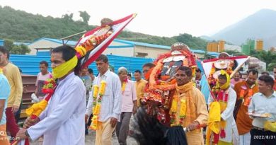 सात गांवों की आराध्य देवी कांलिका मायके के मंदिर से मूल मंदिर को हुयी विदा