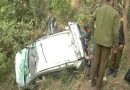 बद्रीनाथ मार्ग पर चमोली के निकट कार  खायी मे गिरी चालक लापता, महिला की जान बची