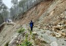 भारी वर्षा से पिंडर  घाटी के कई मोटर मार्ग अवरुद्ध