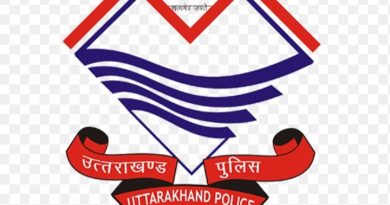 मजदूरों का सत्यापन न कराने पर पोखरी पुलिस ने ठेकेदार का किया 5000 रुपये का  चालान