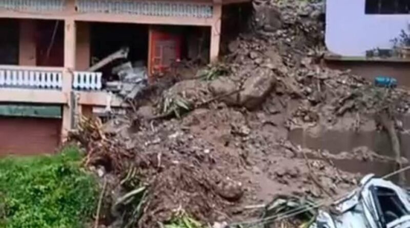 थराली-नारायणबगड़ क्षेत्र में बादल फटने से भारी तबाही, पिंडर नदी उफान पर