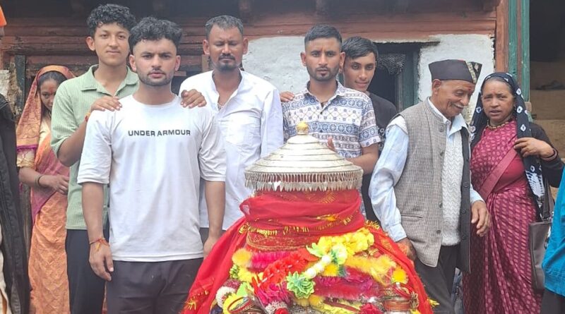 नंदा देवी लोकजात यात्रा 2025 का 13वां पड़ाव मंदोली पहुंचा