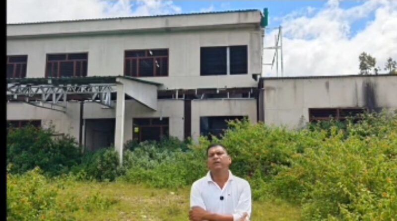 पौड़ी जिले के बड़खेत पैनों में पॉलिटेक्निक कॉलेज भवन 11 साल से अधूरा, ठेकेदार फरार