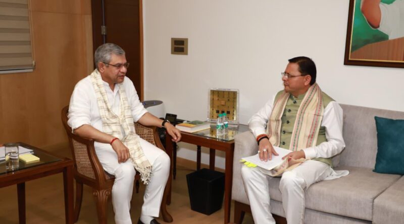 मुख्यमंत्री धामी ने रेल मंत्री से की मुलाकात : हरिद्वार-देहरादून रेल लाइन दोहरीकरण व टनकपुर-बागेश्वर परियोजना पर हुई चर्चा