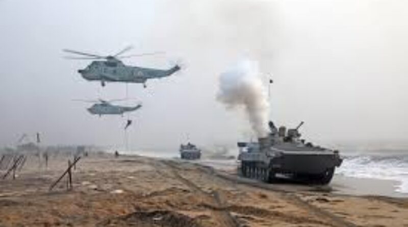 पश्चिमी सीमांत पर शुरू हुआ त्रि-सेवा युद्धाभ्यास ‘त्रिशूल 2025’