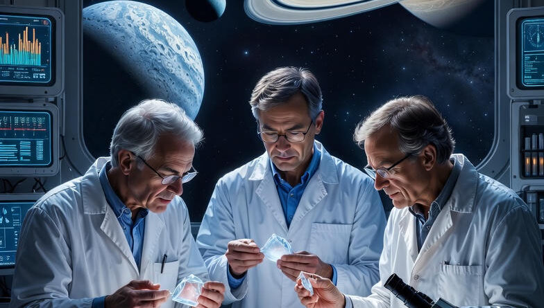 शनि के चंद्रमा के नीचे छिपा महासागर: अब मिले जटिल जैविक अणु