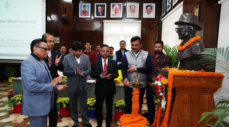विकसित उत्तराखंड@2047 पर दो दिवसीय प्रशासनिक अधिकारी सम्मेलन शुरू