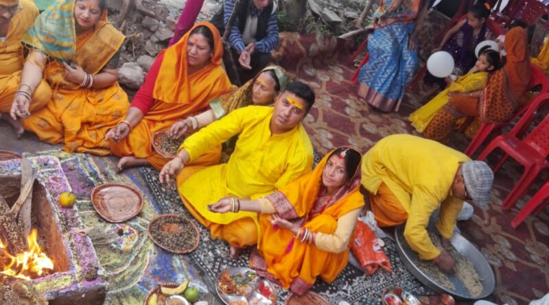 गौचर के बंदरखंड में सात दिवसीय श्रीमद्भागवत कथा का विधिवत समापन