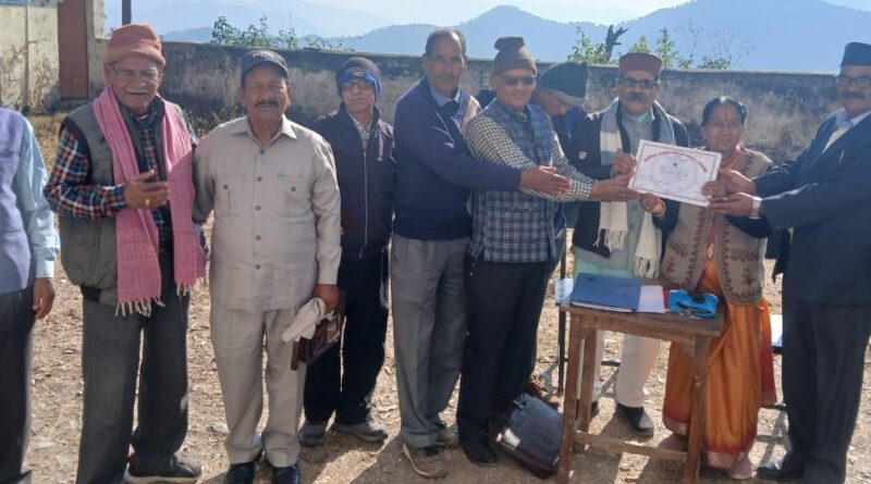 पेंशनर्स संगठन, हिंडोलाखाल (देवप्रयाग) की शाखा का गठन