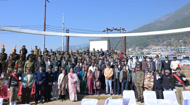 उत्तरकाशी में विजय दिवस पर शहीदों को दी गयी श्रद्धांजलि, शौर्य स्थल ज्ञानसू में हुआ मुख्य समारोह