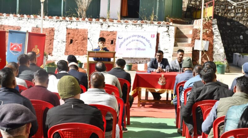 सशस्त्र सीमा बल ग्वालदम ने अपनी 62 वी वर्षगांठ को धूमधाम से मनाई