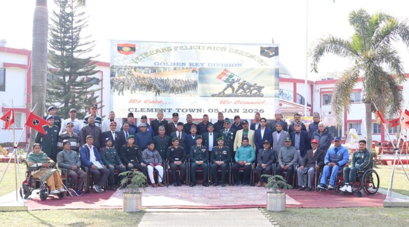 देहरादून में गोल्डन की डिवीजन द्वारा वीर नारियों एवं पूर्व सैनिकों की सेवा का संकल्प