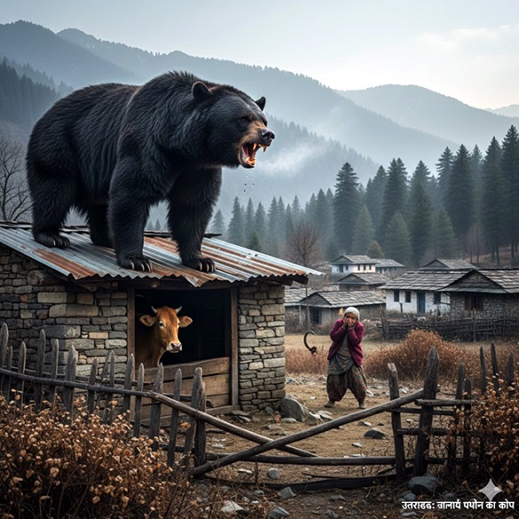 खतरे की घंटी: ‘शीतनिद्रा’ छोड़ शिकारी बन गए हिमालयी भालू