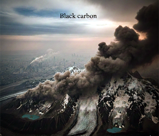 दिल्ली की जहरीली हवा का हिमालय पर प्रहार: बर्फीली चोटियों के अस्तित्व पर संकट