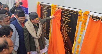 मुख्यमंत्री ने खटीमा में किया 33 करोड़ 36 लाख 49 हजार की 9 विकास योजनाओं का लोकार्पण व शिलान्यास