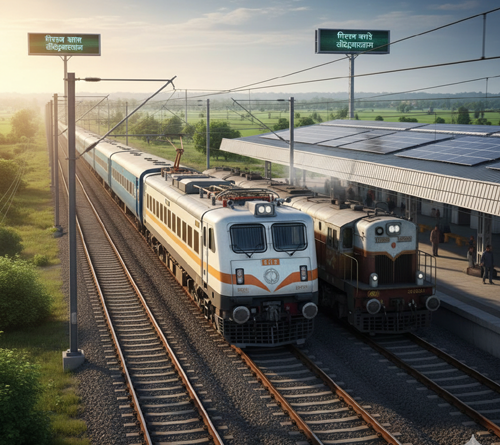 पटरियों पर मूक क्रांति :  भारत में रेलवे विद्युतीकरण का सफर