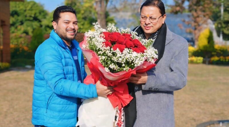 पोखरी की जनसमस्याओं को लेकर मयंक पंत ने मुख्यमंत्री को सौंपा ज्ञापन