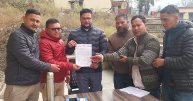 पिंडर घाटी के चोटिंग–लग्गा–उदेपुर मोटर मार्ग से मलवा हटाने की मांग