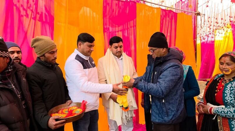 महिला मंगल दल ने सिद्धपीठ वांण में 77वां गणतंत्र दिवस मनाया