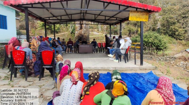 पोखरी के खाल बजेठा में आयोजित हुआ जनता दरबार, ग्रामीणों ने उठाईं मूलभूत समस्या