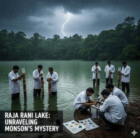 झील के नीचे छिपे प्राचीन पराग कण एक शक्तिशाली मानसून की कहानी बयां करते हैं