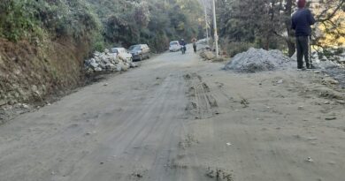 नंदादेवी राजजात मार्ग पर आधा-अधूरा हॉट मिक्स, क्षेत्र में नाराज़गी