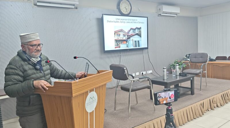 जलस्रोतों का सिमटना दून घाटी के लिए चुनौती