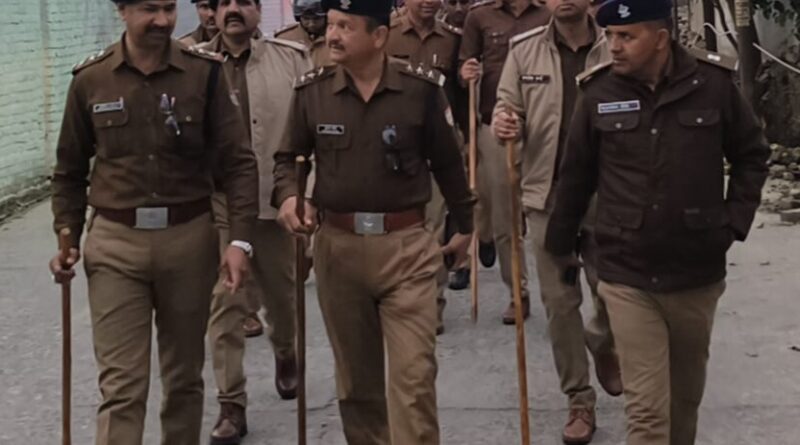 कोटद्वार में शांति, सुरक्षा एवं कानून-व्यवस्था बनाए रखने हेतु पुलिस पूरी तरह सतर्क