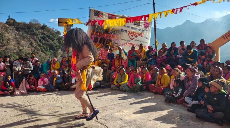 कालिंका देवी मैद्युल धार देवी रथ यात्रा अंतिम चरण में, भूमियाल देवता को दिया गया भत्ता