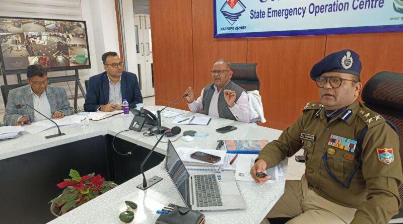 राज्य आपदा प्रबंधन योजना और जिला योजनाओं का अद्यतन अंतिम चरण में