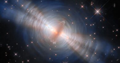NASA’s Hubble Captures Light Show Around Rapidly Dying Star