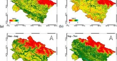 उपग्रहों ने उत्तराखंड की पहाड़ियों में वनस्पति क्षेत्र सिकुड़ने की चेतावनी दी