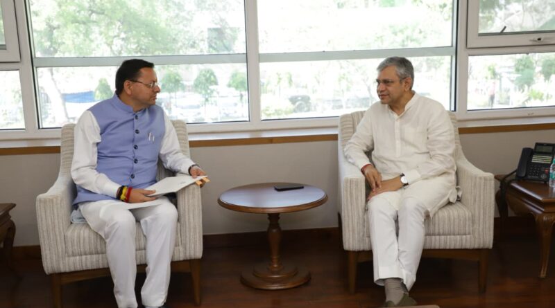 रेल मंत्री से मिले मुख्यमंत्री धामी, उत्तराखंड की रेल परियोजनाओं और ‘डिजिटल कुंभ-2027’ पर मांगा सहयोग