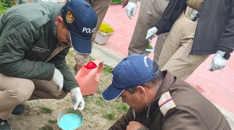 पोखरी में पुलिस व होमगार्ड जवानों को क्राइम सीन जांच का प्रशिक्षण