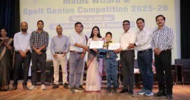 राज्य स्तरीय मैथ्स विज़ार्ड एवं स्पेल जीनियस प्रतियोगिता में छात्रों ने दिखाई प्रतिभा