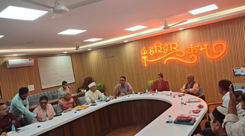 कुंभ मेला–2027 में देव डोलियों की भव्य शोभायात्रा एवं गंगा स्नान की तैयारियां शुरू