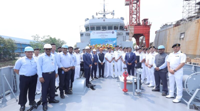 चौथी पनडुब्बी रोधी उथले पानी की नौका-एग्रे नौसेना में शामिल