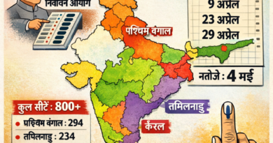 पांच राज्यों में बजा चुनावी बिगुल, 4 मयी को खुलेंगे परिणाम