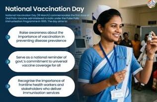 भारत में  चेचक, पोलियो और  टेटनस का  हुआ उन्मूलन