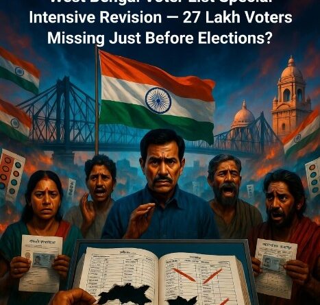 मतदाता सूची पुनरीक्षण पर उठे सवाल !