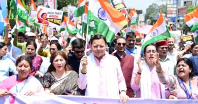 भाजपा की महिला जन आक्रोश रैली में हजारों महिलाओं ने की पदयात्रा, मातृशक्ति सशक्तिकरण पर जोर