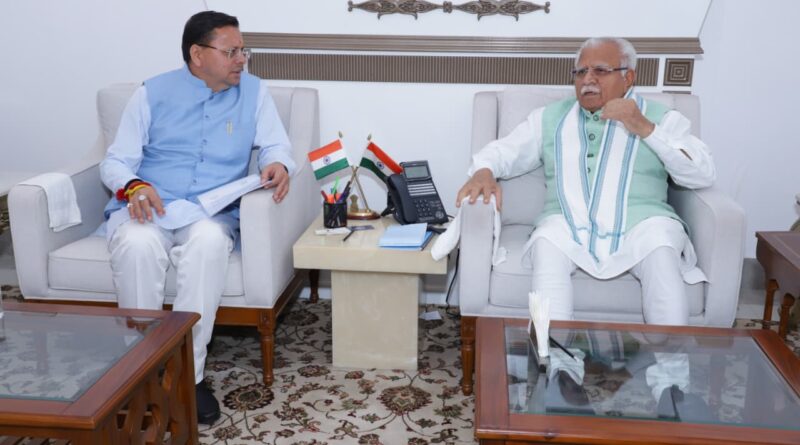 मुख्यमंत्री धामी ने केंद्र से किया कुम्भ में सहयोग का अनुरोध