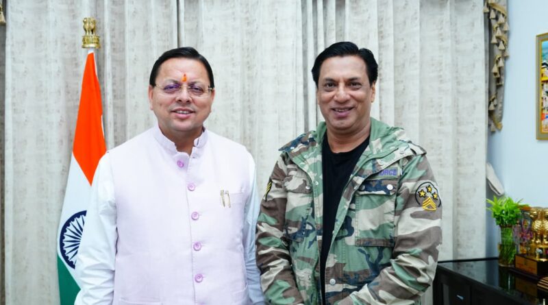 मुख्यमंत्री श्री पुष्कर सिंह धामी से फिल्म निर्माता-निर्देशक मधुर भंडारकर की मुलाकात