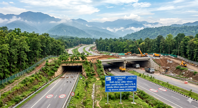 देहरादून बाईपास का निर्माण कार्य यातायात भीड़ कम करने और संपर्कता मजबूत करने के लिए पूरे जोर-शोर से जारी