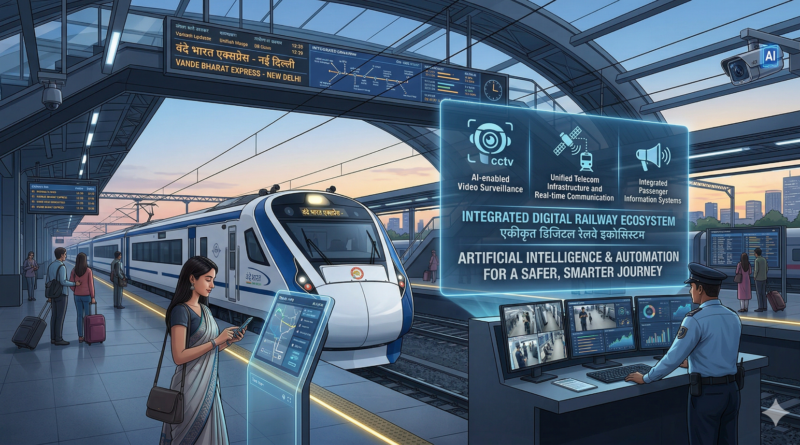 भारतीय रेल का डिजिटल कायाकल्प: एआई और आधुनिक संचार से सुगम होता सफर