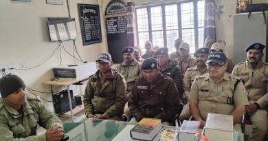 पोखरी थाने का अर्द्धवार्षिक निरीक्षण, व्यवस्थाओं का सीओ ने लिया जायजा