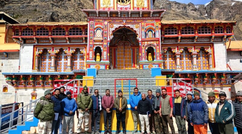 बीकेटीसी मुख्य कार्याधिकारी ने बदरीनाथ धाम में यात्रा व्यवस्थाओं का किया निरीक्षण