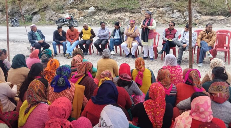 तपोवन-विष्णुगाड़ परियोजना के खिलाफ धरना सातवें दिन जारी, 15 सूत्रीय मांगों पर अड़े ग्रामीण
