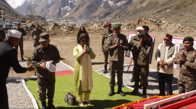 सीडीएस ने किया माणा में सांस्कृतिक एवं विरासत संग्रहालय का शिलान्यास