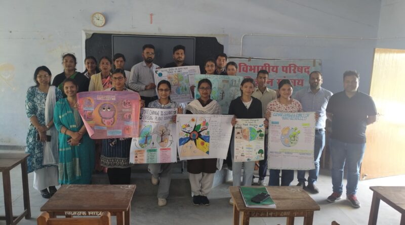 जलवायु परिवर्तन विषय पर आयोजित प्रतियोगिताओं में शिखा व भावना पुरोहित अव्वल